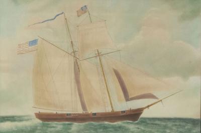 American Country Massachusetts Painting