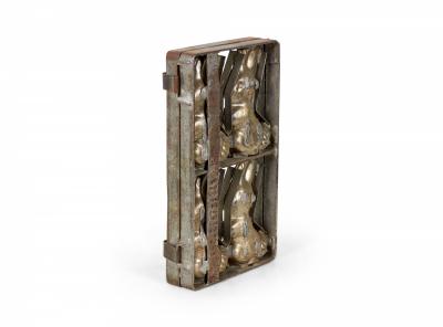 American Country Metal Rabbit Shaped Chocolate Mold