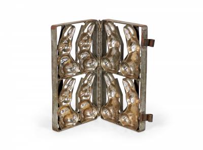 American Country Metal Rabbit Shaped Chocolate Mold