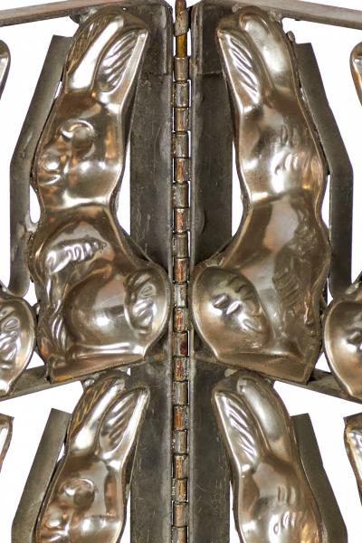 American Country Metal Rabbit Shaped Chocolate Mold