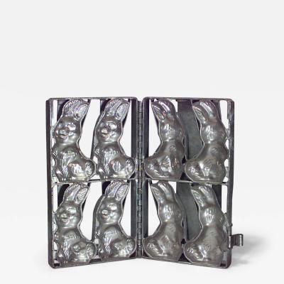 American Country Metal Rabbit Shaped Chocolate Mold
