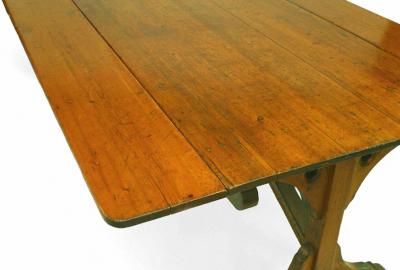 American Country Pine Harvest Table