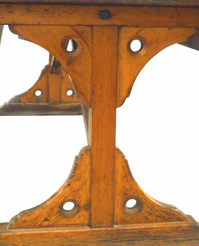 American Country Pine Harvest Table