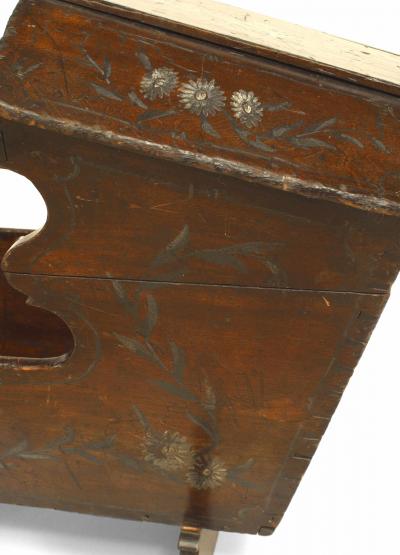 American Country Pine Rocking Cradle