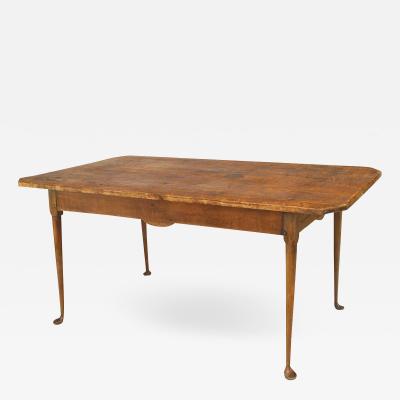American Country Queen Anne Pine Dining Table