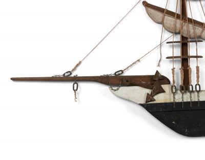 American Country Ship Wall Plaque