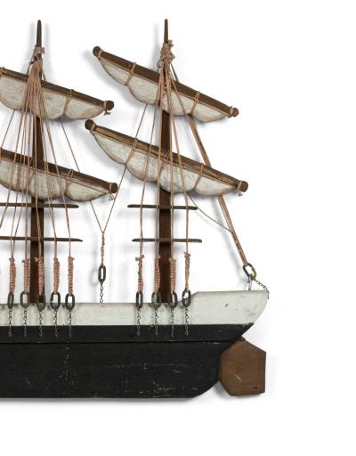 American Country Ship Wall Plaque