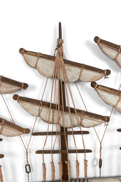 American Country Ship Wall Plaque