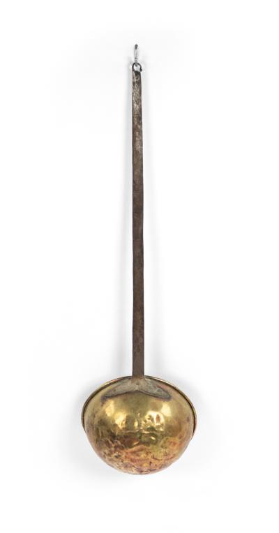 American Country Style Brass and Iron Ladle