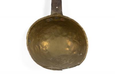 American Country Style Brass and Iron Ladle