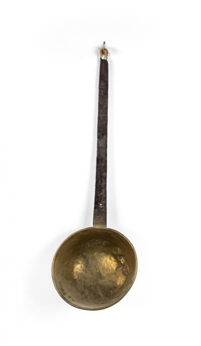 American Country Style Brass and Iron Ladle