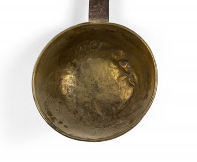 American Country Style Brass and Iron Ladle