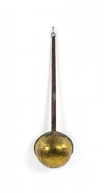 American Country Style Brass and Iron Ladle