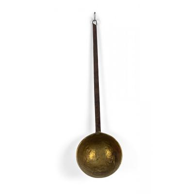 American Country Style Brass and Iron Ladle