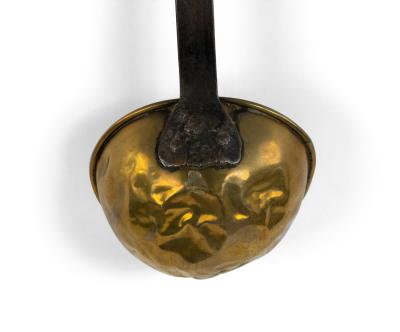 American Country Style Brass and Iron Ladle