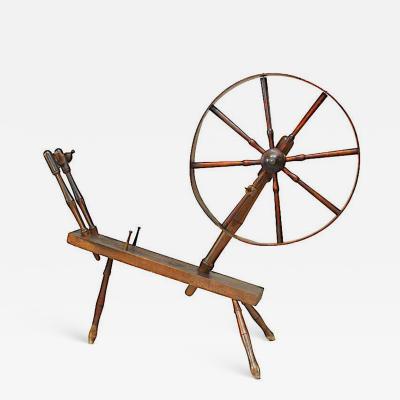 American Country Wood Spinning Wheel