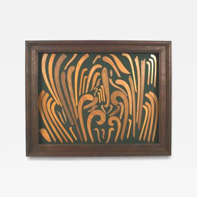 American Country Wooden Curves Shadow Box