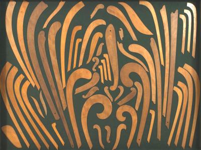 American Country Wooden Curves Shadow Box