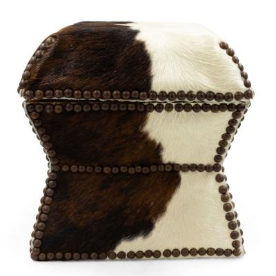 American Cowhide and Brass Box