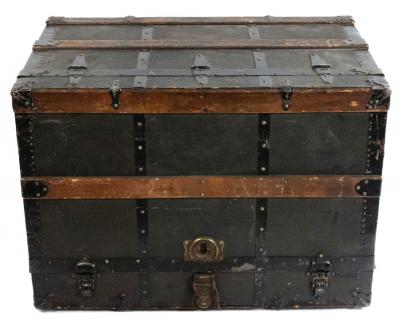 American Ebonized Vaudeville Trunk