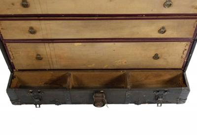 American Ebonized Vaudeville Trunk