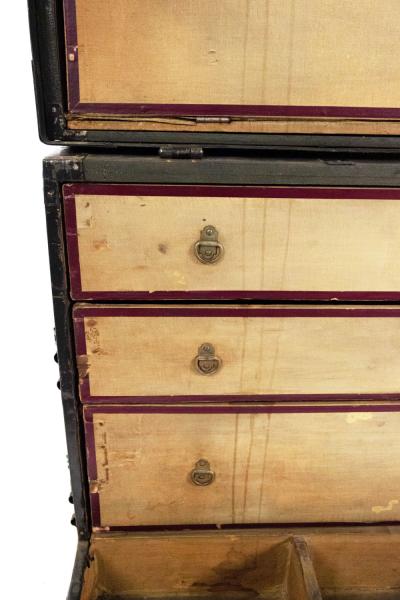 American Ebonized Vaudeville Trunk