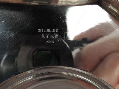 American Edwardian Modern Regency Sterling Silver Basket