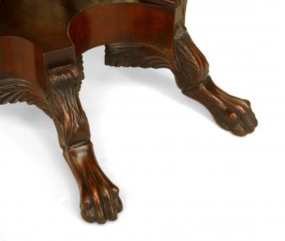 American Empire Flip Top Console Table