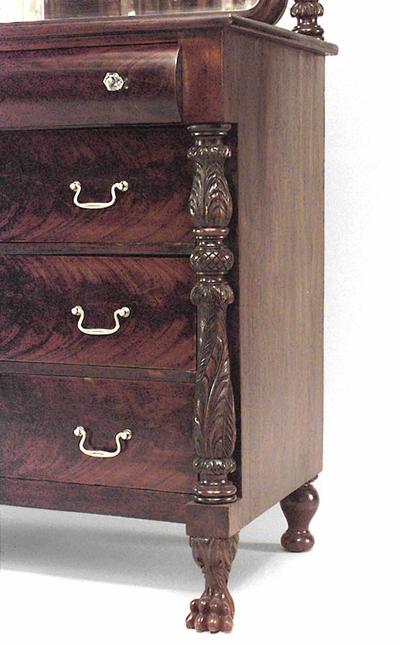 American Empire Mahogany Dresser