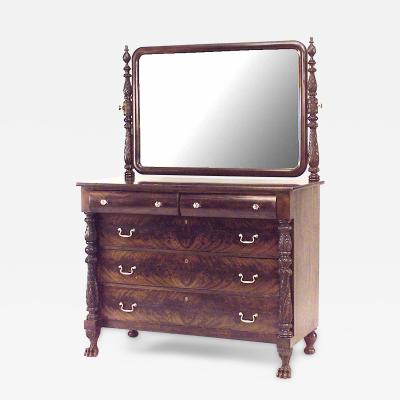 American Empire Mahogany Dresser