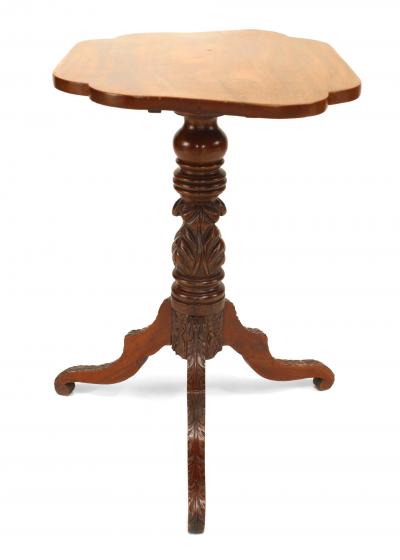 American Empire Mahogany End Table