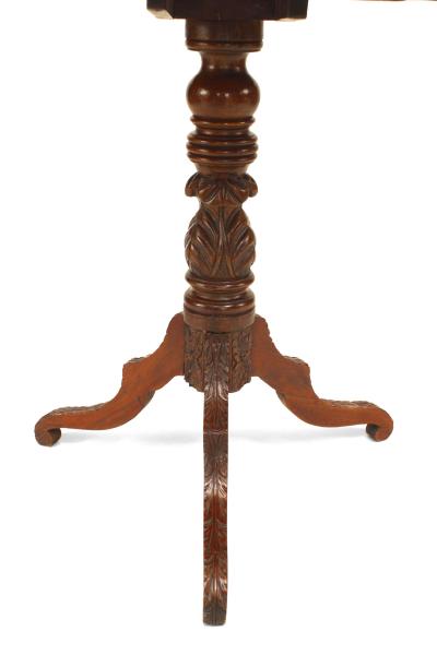 American Empire Mahogany End Table