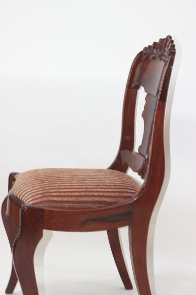 American Empire Mahogany Side Chair 1840 United States