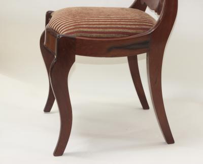 American Empire Mahogany Side Chair 1840 United States