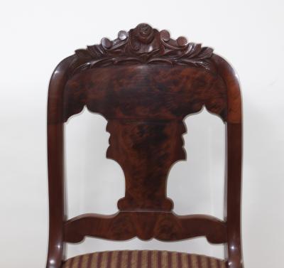American Empire Mahogany Side Chair 1840 United States