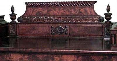 American Empire Mahogany Sideboard