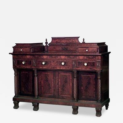American Empire Mahogany Sideboard