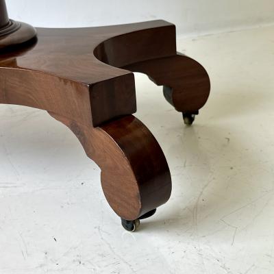 American Empire Mahogany flip top Game table 