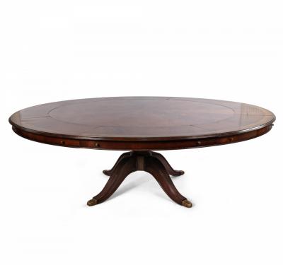 American Empire Style Round Conference Table