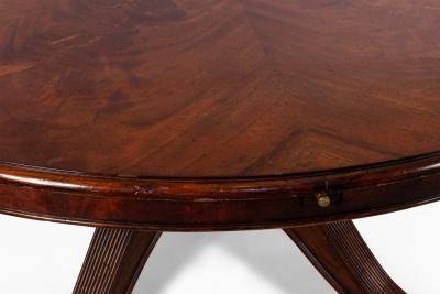 American Empire Style Round Conference Table