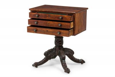 American Empire mahogany Side Table by Duncan Phyfe