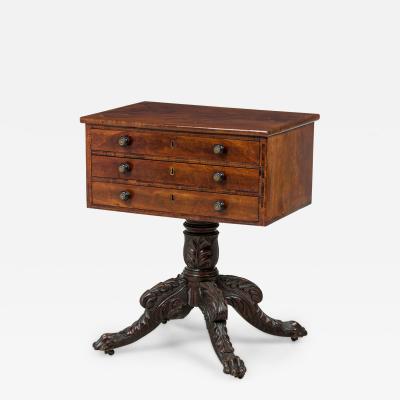 American Empire mahogany Side Table by Duncan Phyfe