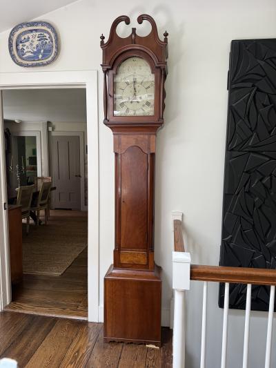American Federal Cherry Long case clock New Jersey 1776