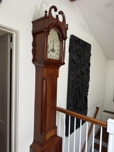 American Federal Cherry Long case clock New Jersey 1776
