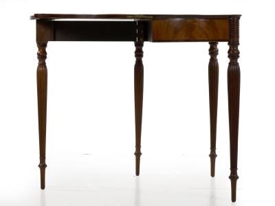 American Federal Inlaid Mahogany Card Games Table Massachusetts circa 1810