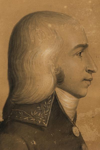 American Federal Side Portrait of an Officer