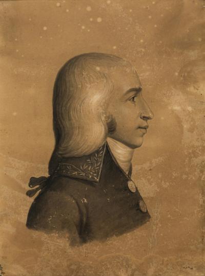 American Federal Side Portrait of an Officer