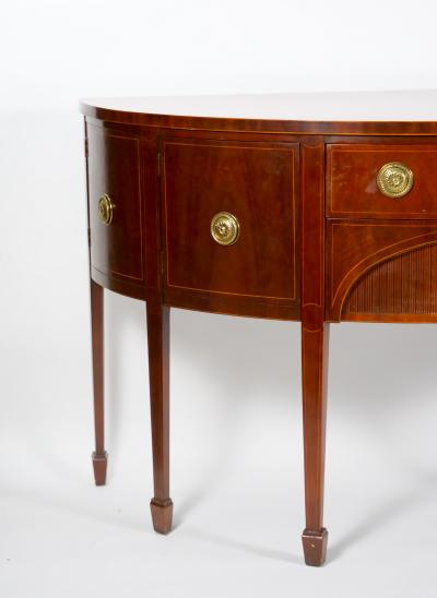 American Federal Style Mahogany Inlaid Decorated Credenzas Sideboard