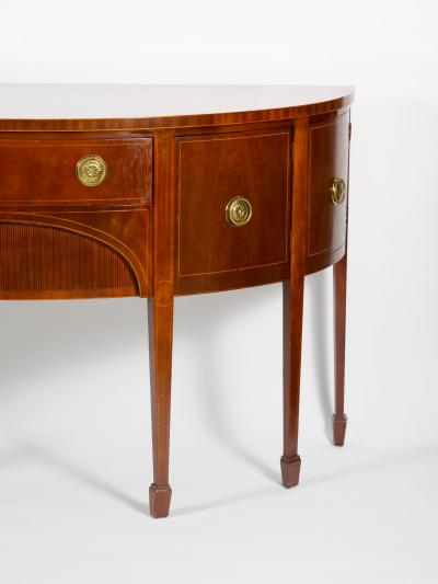 American Federal Style Mahogany Inlaid Decorated Credenzas Sideboard