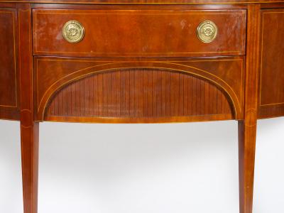 American Federal Style Mahogany Inlaid Decorated Credenzas Sideboard